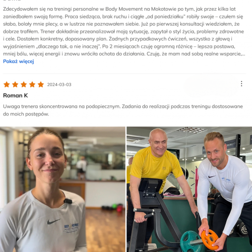 Trener Personalny Mokotów - Body Movement