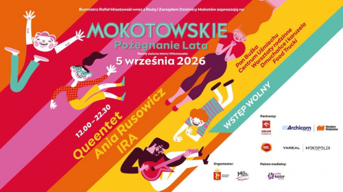 Mokotowskie Pożegnanie Lata 2026. Muzyka, zabawa i gwiazdy na zakończenie wakacji