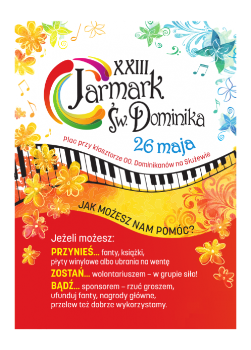 XXIII Edycja Jarmarku Św. Dominika: Rodzinna integracja na Służewie!
