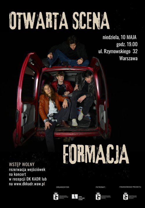 Koncert zespołu Formacja w DK Kadr