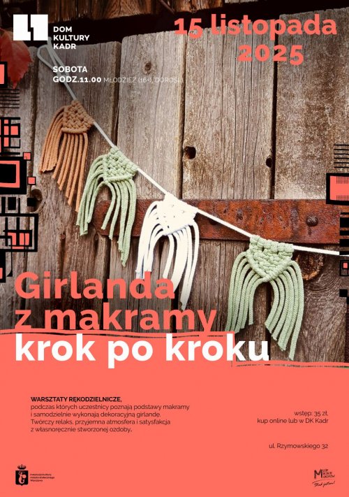 Girlanda z makramy – krok po kroku