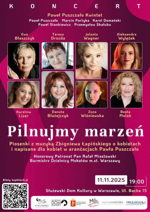 Koncert Ewa Błaszczyk, Beata Molak, Danuta Błażejczyk, Teresa Drozda i Paweł Puszczało Kwintet