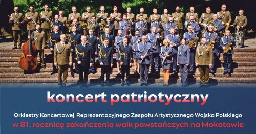 Koncert patriotyczny w 81 rocznicę zakończenia walk powstańczych