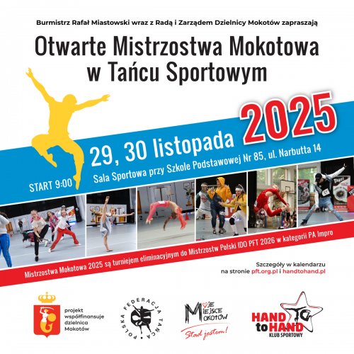 Mistrzostwa Mokotowa 2025 w Tańcu Sportowym