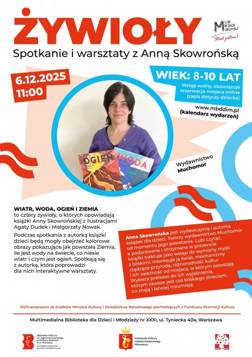 Wiatr, woda, ogień i ziemia. Spotkanie z Anną Skowrońską