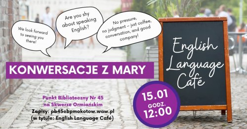 Kafejka z Mary, czyli English Language Café