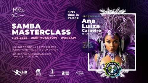 Samba Masterclass z Ana Luiza Carneiro - po raz pierwszy w Polsce
