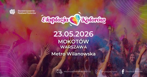 Eksplozja Kolorów na warszawskim Mokotowie 2026