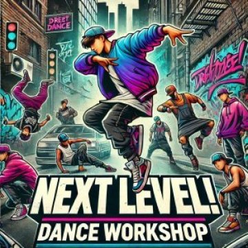 Next Level! Dance Workshop: warsztaty taneczne dla dzieci (8+), młodzieży i dorosłych