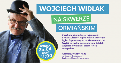 Wojciech Widłak na Skwerze Ormiańskim