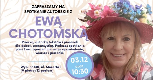Spotkanie z Ewą Chotomską