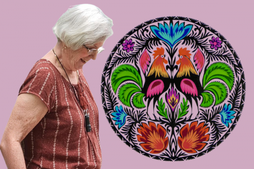 Łowickie wycinanki.  Warsztat z Susan Throckmorton