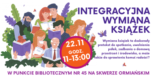 Integracyjna wymiana książek na Skwerze Ormiańskim