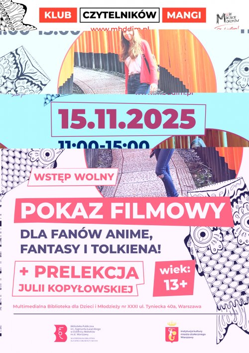 Prelekcja + dwugodzinny film anime