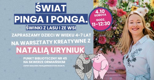 Warsztat kreatywny z Natalią Uryniuk