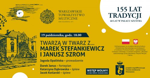 Twarzą w Twarz z… Markiem Stefankiewiczem i Januszem Szromem -  koncert