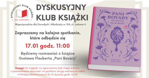 Dyskusyjny Klub Książki na Ludowej